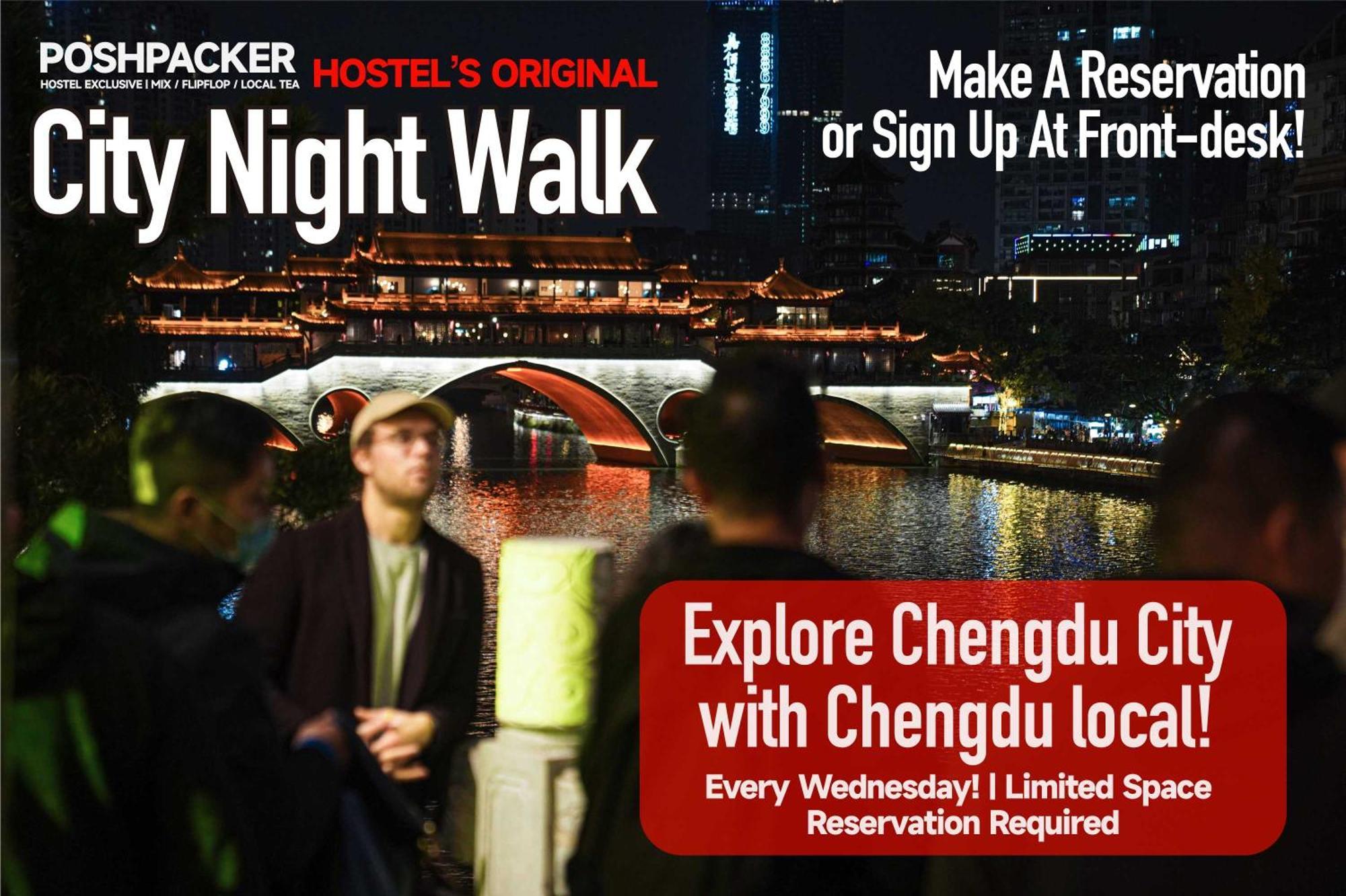 Chengdu Mix Hostel Courtyard Poshpacker Dış mekan fotoğraf